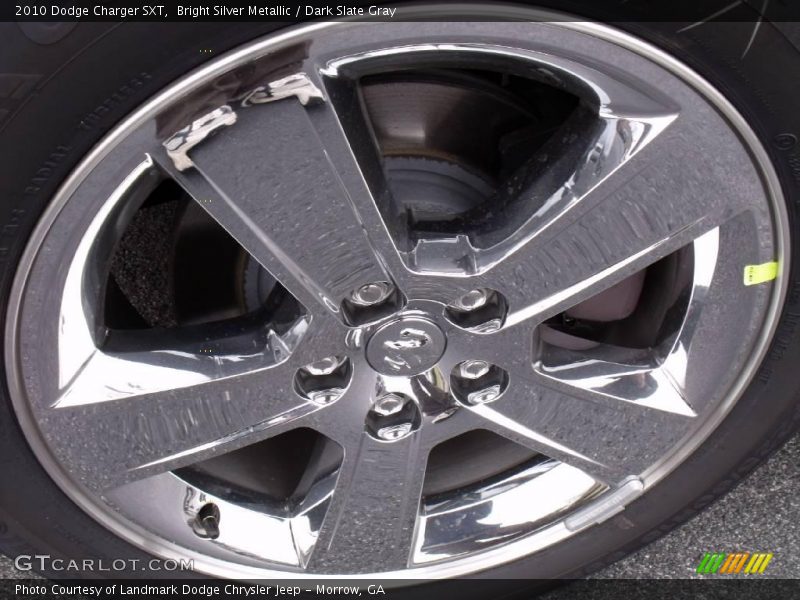 Bright Silver Metallic / Dark Slate Gray 2010 Dodge Charger SXT