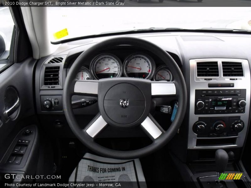 Bright Silver Metallic / Dark Slate Gray 2010 Dodge Charger SXT