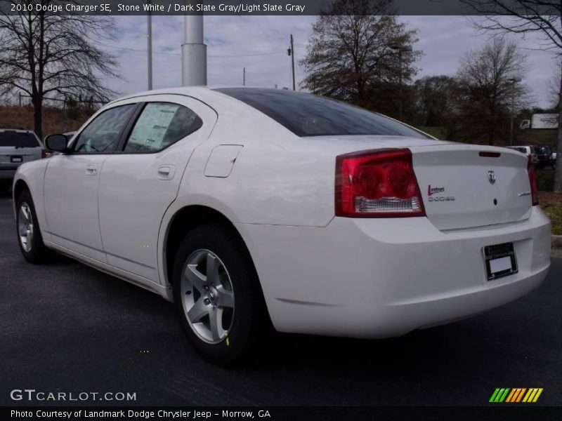 Stone White / Dark Slate Gray/Light Slate Gray 2010 Dodge Charger SE