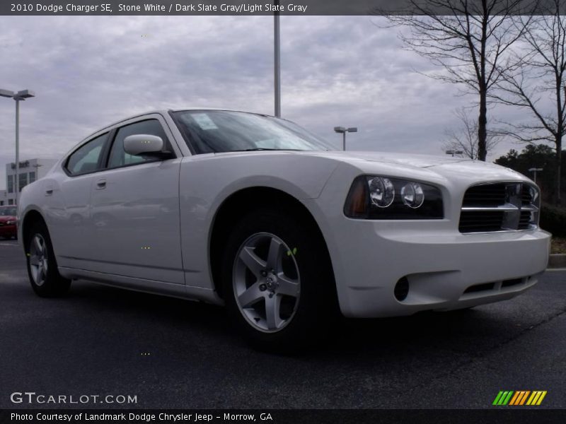 Stone White / Dark Slate Gray/Light Slate Gray 2010 Dodge Charger SE