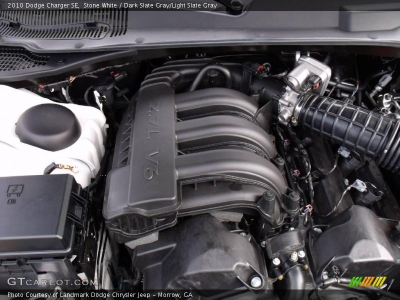 Stone White / Dark Slate Gray/Light Slate Gray 2010 Dodge Charger SE