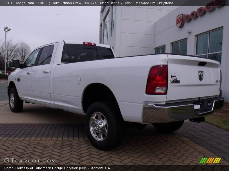 Bright White / Dark Slate/Medium Graystone 2010 Dodge Ram 2500 Big Horn Edition Crew Cab 4x4