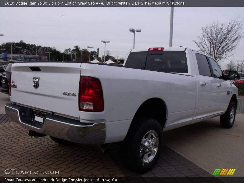 Bright White / Dark Slate/Medium Graystone 2010 Dodge Ram 2500 Big Horn Edition Crew Cab 4x4