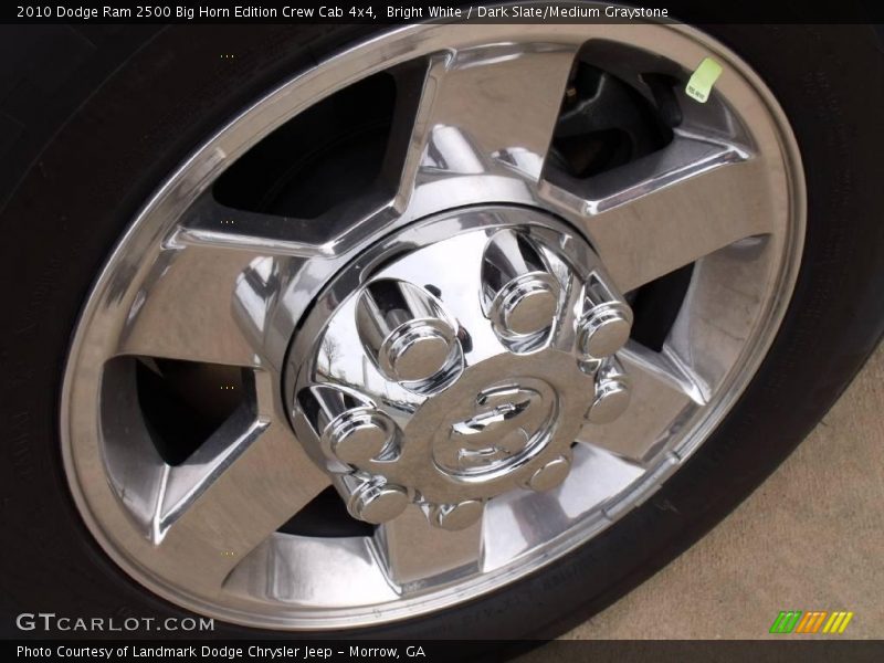 Bright White / Dark Slate/Medium Graystone 2010 Dodge Ram 2500 Big Horn Edition Crew Cab 4x4