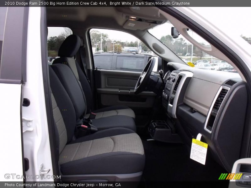 Bright White / Dark Slate/Medium Graystone 2010 Dodge Ram 2500 Big Horn Edition Crew Cab 4x4