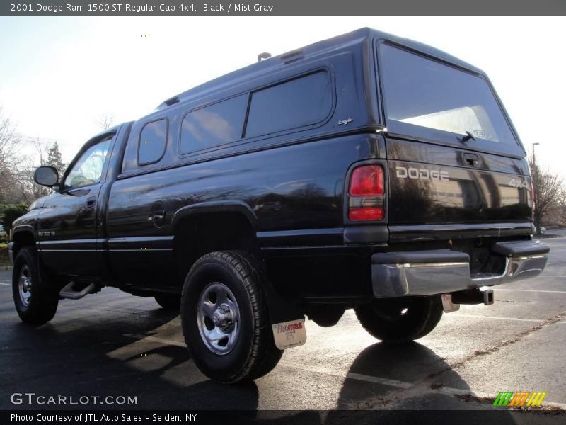 Black / Mist Gray 2001 Dodge Ram 1500 ST Regular Cab 4x4