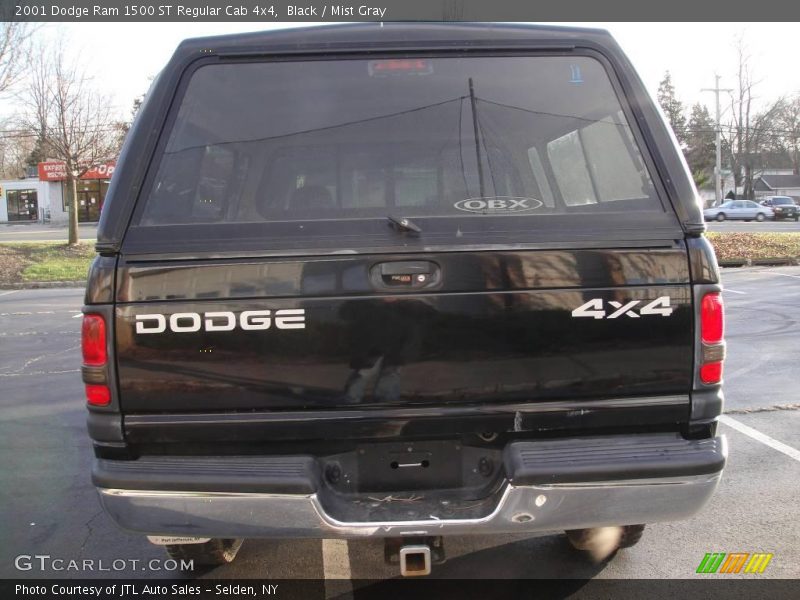 Black / Mist Gray 2001 Dodge Ram 1500 ST Regular Cab 4x4