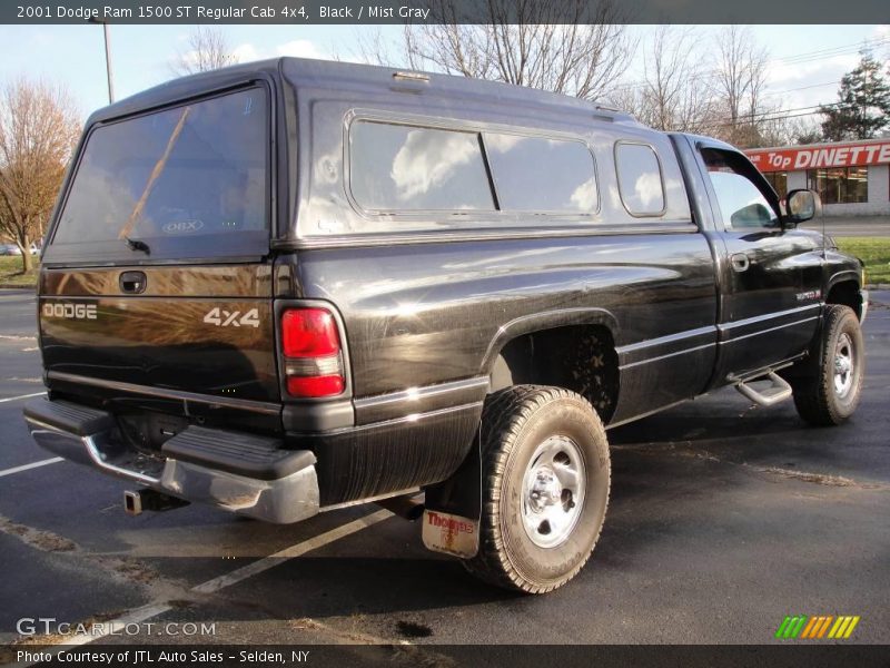 Black / Mist Gray 2001 Dodge Ram 1500 ST Regular Cab 4x4