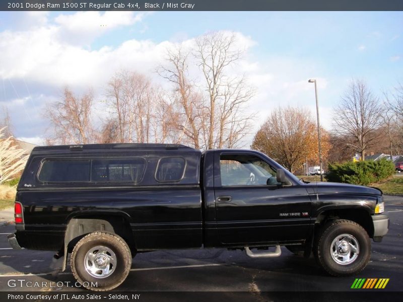 Black / Mist Gray 2001 Dodge Ram 1500 ST Regular Cab 4x4