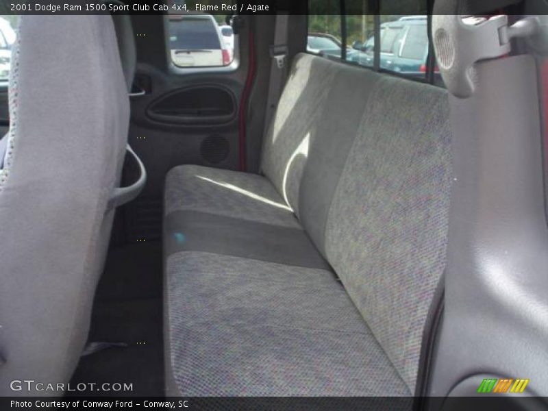Flame Red / Agate 2001 Dodge Ram 1500 Sport Club Cab 4x4