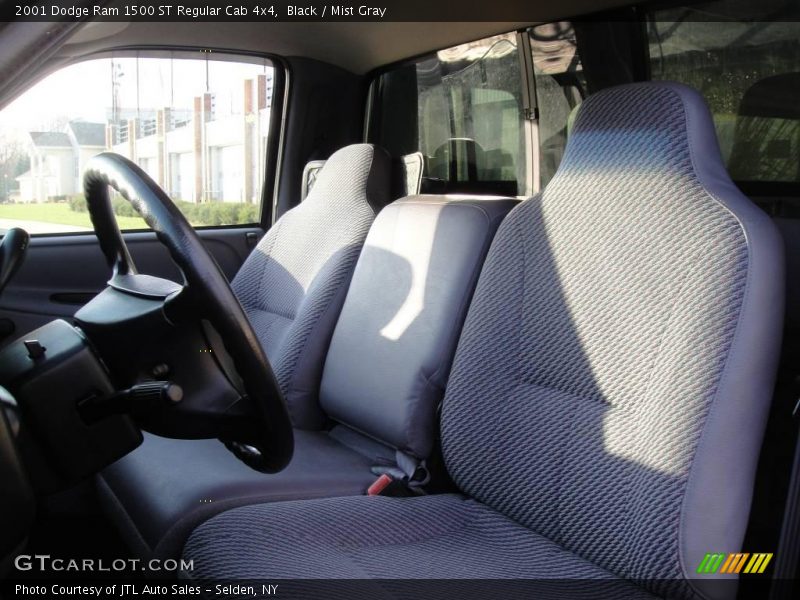 Black / Mist Gray 2001 Dodge Ram 1500 ST Regular Cab 4x4