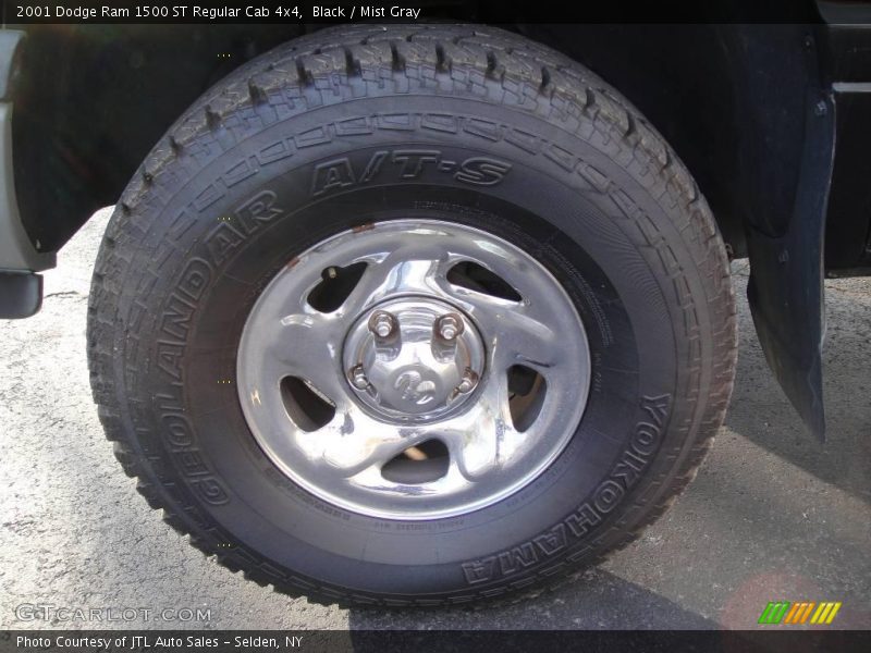 Black / Mist Gray 2001 Dodge Ram 1500 ST Regular Cab 4x4