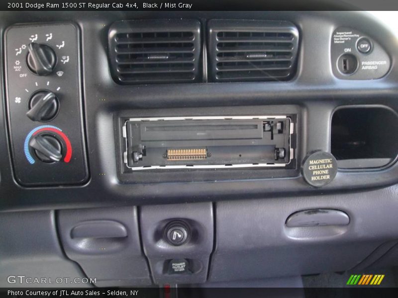 Black / Mist Gray 2001 Dodge Ram 1500 ST Regular Cab 4x4