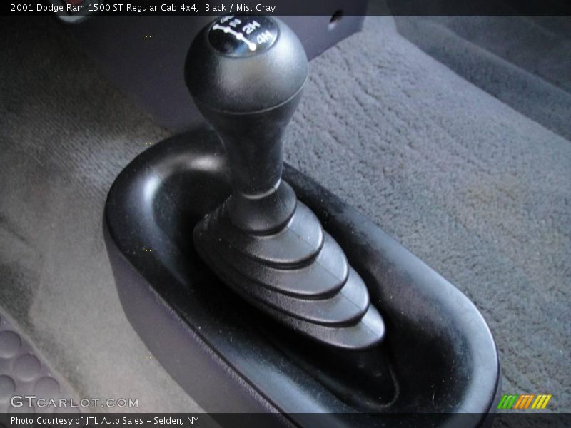 Black / Mist Gray 2001 Dodge Ram 1500 ST Regular Cab 4x4