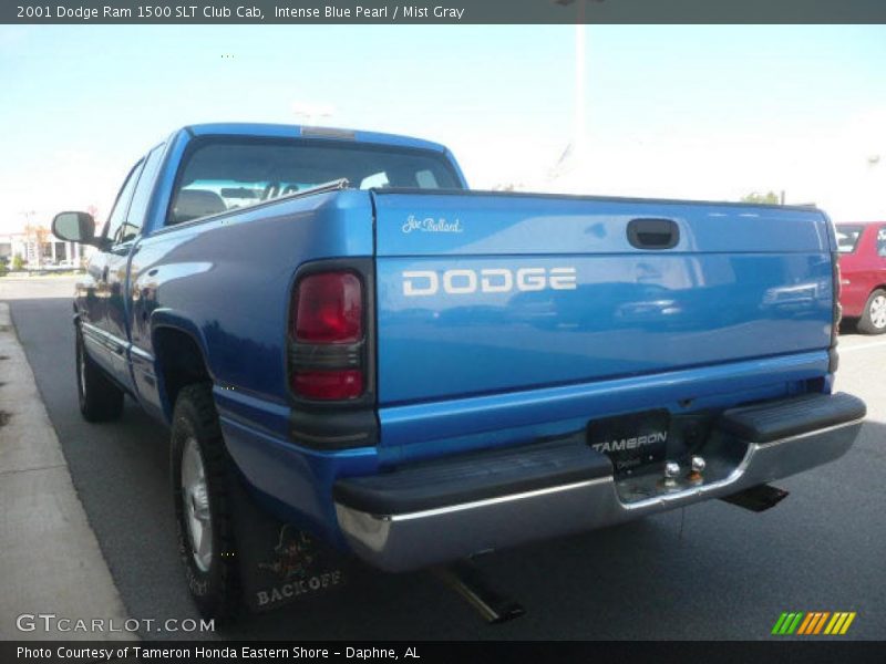 Intense Blue Pearl / Mist Gray 2001 Dodge Ram 1500 SLT Club Cab