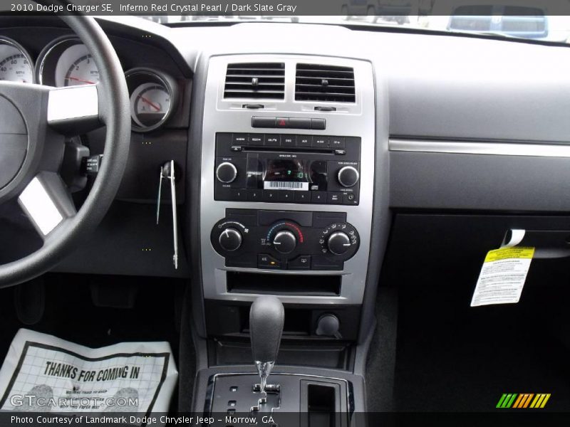 Inferno Red Crystal Pearl / Dark Slate Gray 2010 Dodge Charger SE