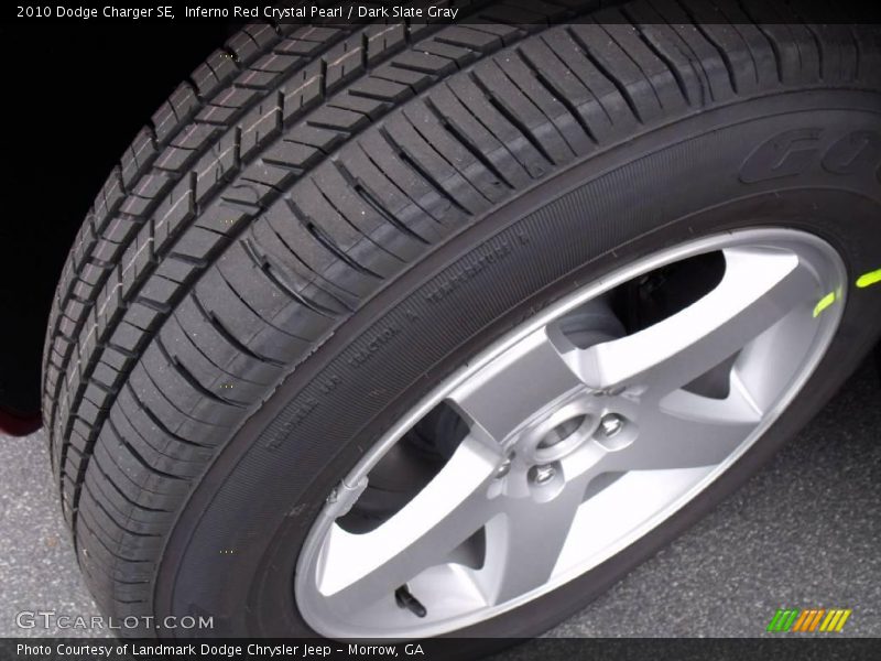 Inferno Red Crystal Pearl / Dark Slate Gray 2010 Dodge Charger SE