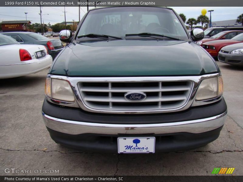 Woodland Green Metallic / Medium Graphite 1999 Ford F150 XL Extended Cab 4x4