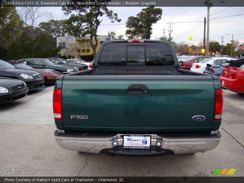 Woodland Green Metallic / Medium Graphite 1999 Ford F150 XL Extended Cab 4x4