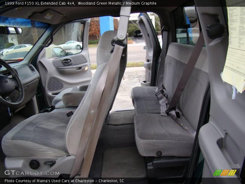 Woodland Green Metallic / Medium Graphite 1999 Ford F150 XL Extended Cab 4x4