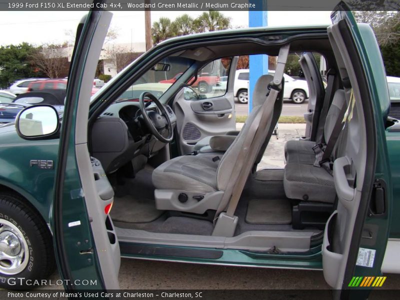 Woodland Green Metallic / Medium Graphite 1999 Ford F150 XL Extended Cab 4x4
