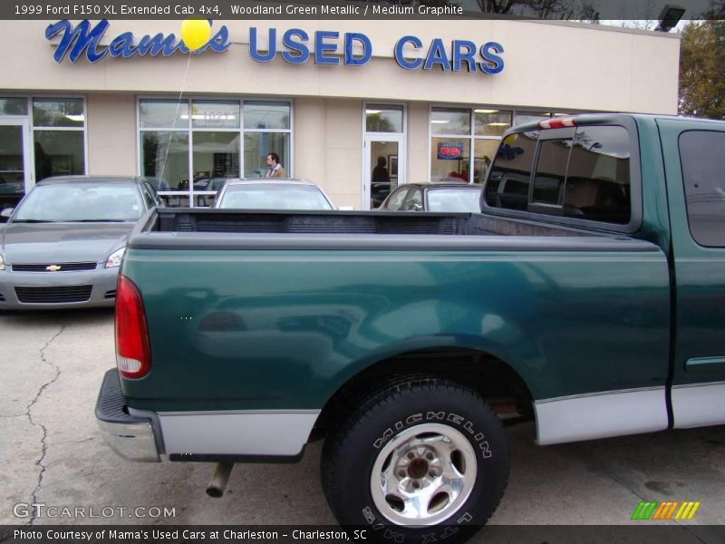 Woodland Green Metallic / Medium Graphite 1999 Ford F150 XL Extended Cab 4x4