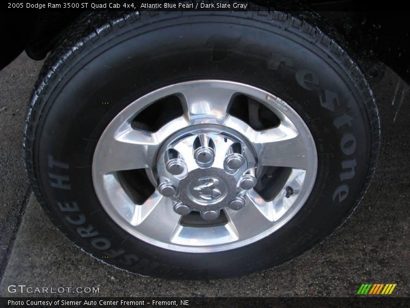 Atlantic Blue Pearl / Dark Slate Gray 2005 Dodge Ram 3500 ST Quad Cab 4x4