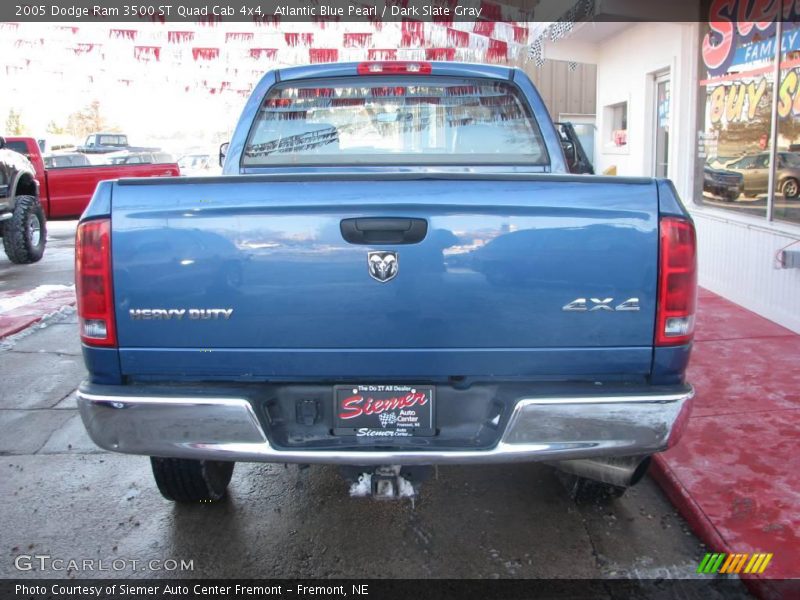 Atlantic Blue Pearl / Dark Slate Gray 2005 Dodge Ram 3500 ST Quad Cab 4x4