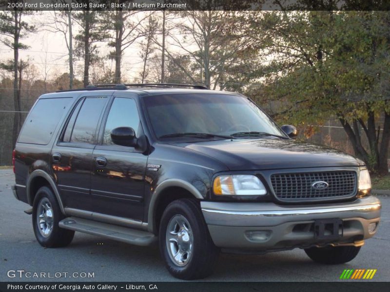 Black / Medium Parchment 2000 Ford Expedition Eddie Bauer
