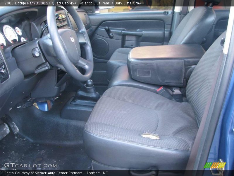 Atlantic Blue Pearl / Dark Slate Gray 2005 Dodge Ram 3500 ST Quad Cab 4x4