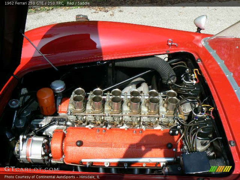  1962 250 GTE / 250 TRC  Engine - 3.0 Liter SOHC 24-Valve V12