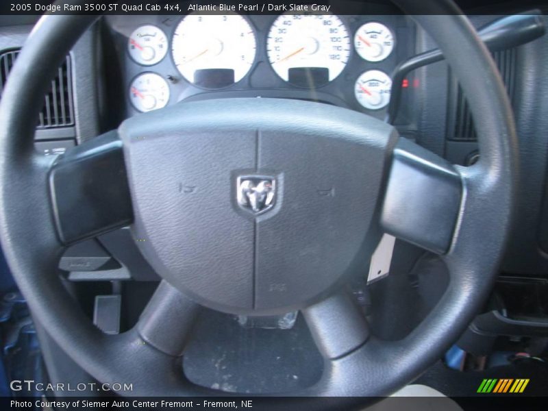 Atlantic Blue Pearl / Dark Slate Gray 2005 Dodge Ram 3500 ST Quad Cab 4x4