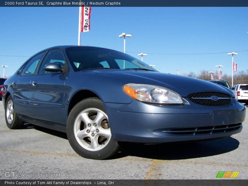 Graphite Blue Metallic / Medium Graphite 2000 Ford Taurus SE
