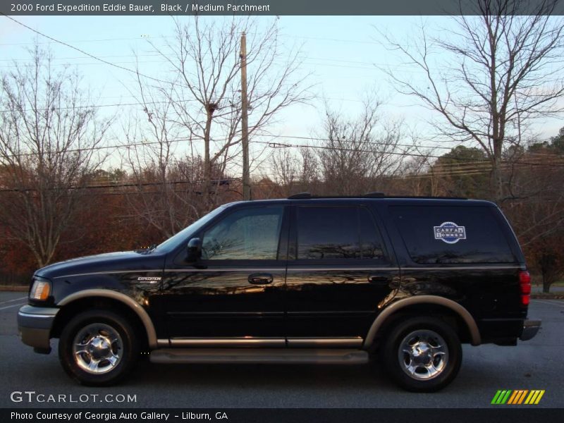 Black / Medium Parchment 2000 Ford Expedition Eddie Bauer