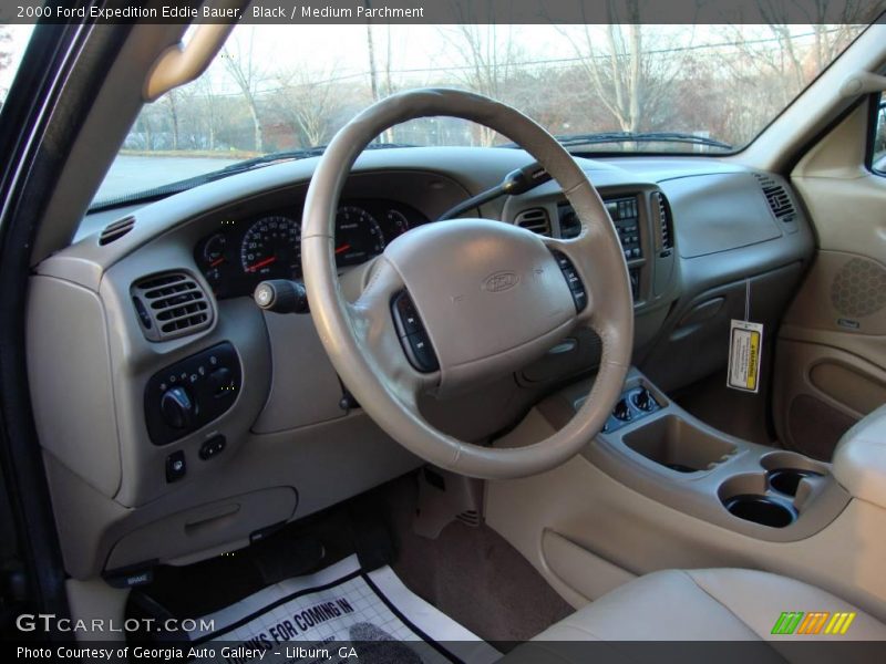 Black / Medium Parchment 2000 Ford Expedition Eddie Bauer