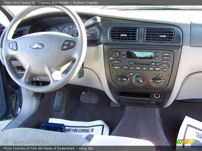 Graphite Blue Metallic / Medium Graphite 2000 Ford Taurus SE