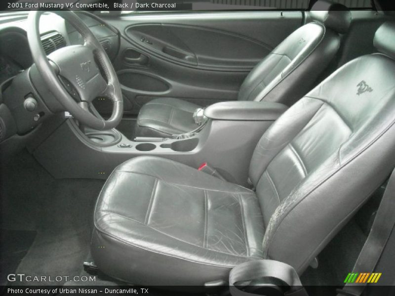 Black / Dark Charcoal 2001 Ford Mustang V6 Convertible