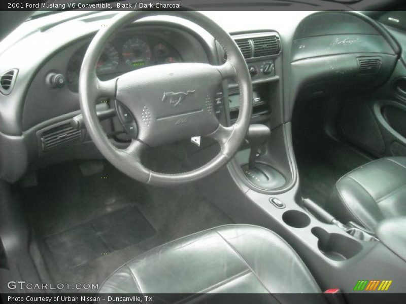 Black / Dark Charcoal 2001 Ford Mustang V6 Convertible