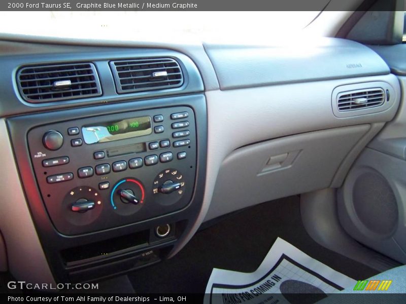 Graphite Blue Metallic / Medium Graphite 2000 Ford Taurus SE
