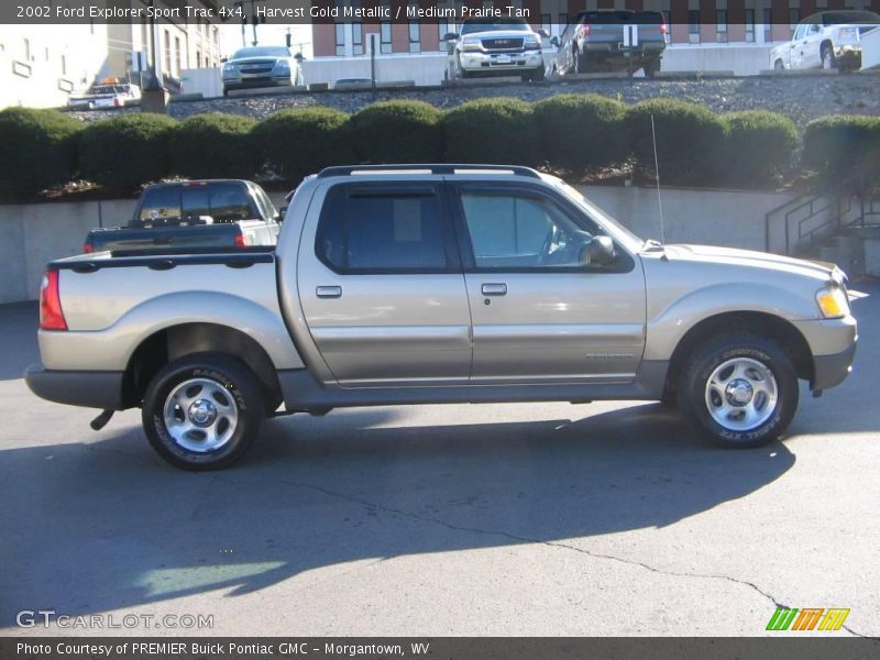 Harvest Gold Metallic / Medium Prairie Tan 2002 Ford Explorer Sport Trac 4x4