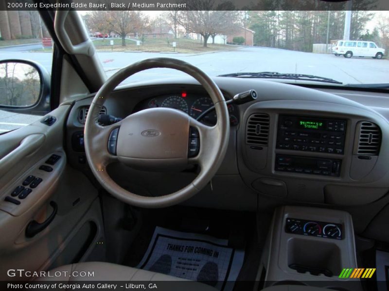 Black / Medium Parchment 2000 Ford Expedition Eddie Bauer