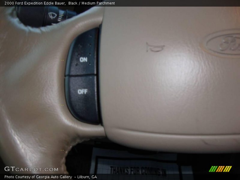 Black / Medium Parchment 2000 Ford Expedition Eddie Bauer