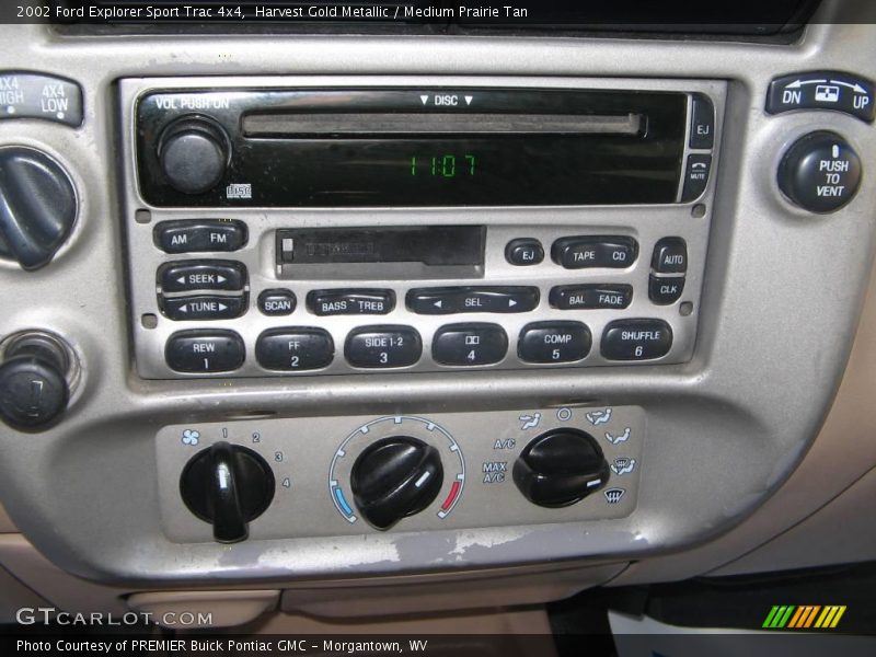 Harvest Gold Metallic / Medium Prairie Tan 2002 Ford Explorer Sport Trac 4x4