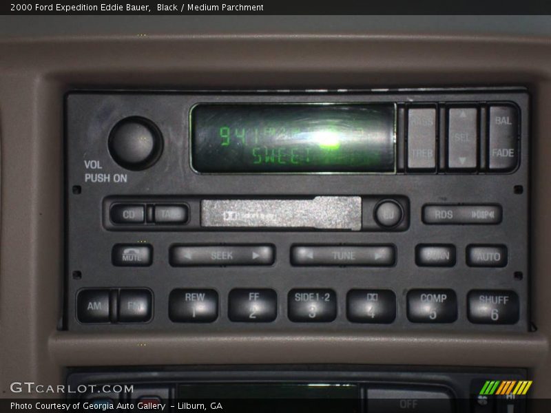 Black / Medium Parchment 2000 Ford Expedition Eddie Bauer