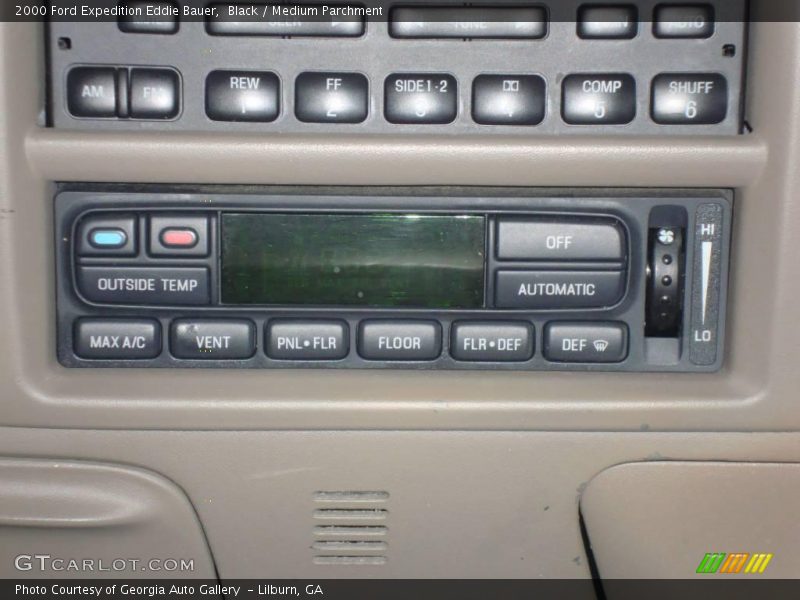 Black / Medium Parchment 2000 Ford Expedition Eddie Bauer