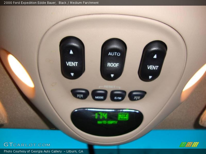 Black / Medium Parchment 2000 Ford Expedition Eddie Bauer