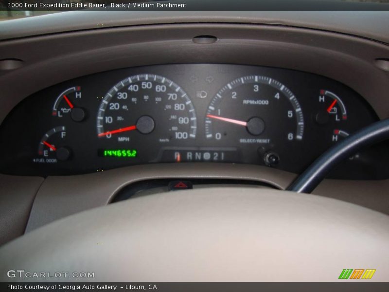 Black / Medium Parchment 2000 Ford Expedition Eddie Bauer