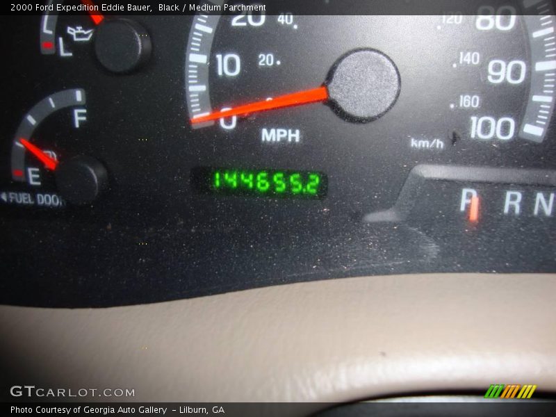 Black / Medium Parchment 2000 Ford Expedition Eddie Bauer