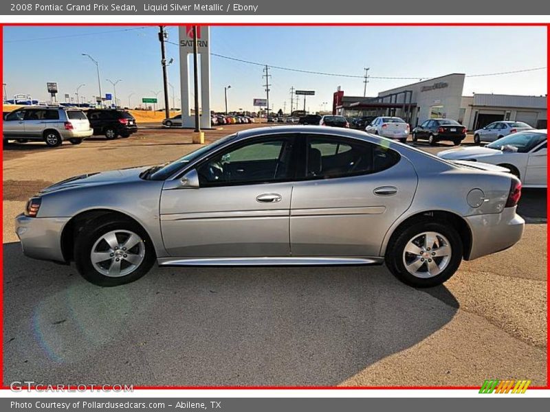Liquid Silver Metallic / Ebony 2008 Pontiac Grand Prix Sedan