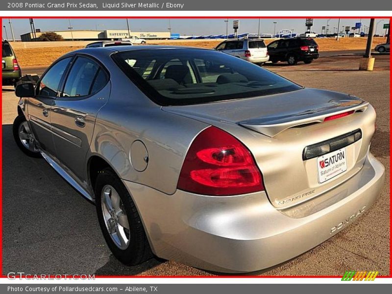 Liquid Silver Metallic / Ebony 2008 Pontiac Grand Prix Sedan